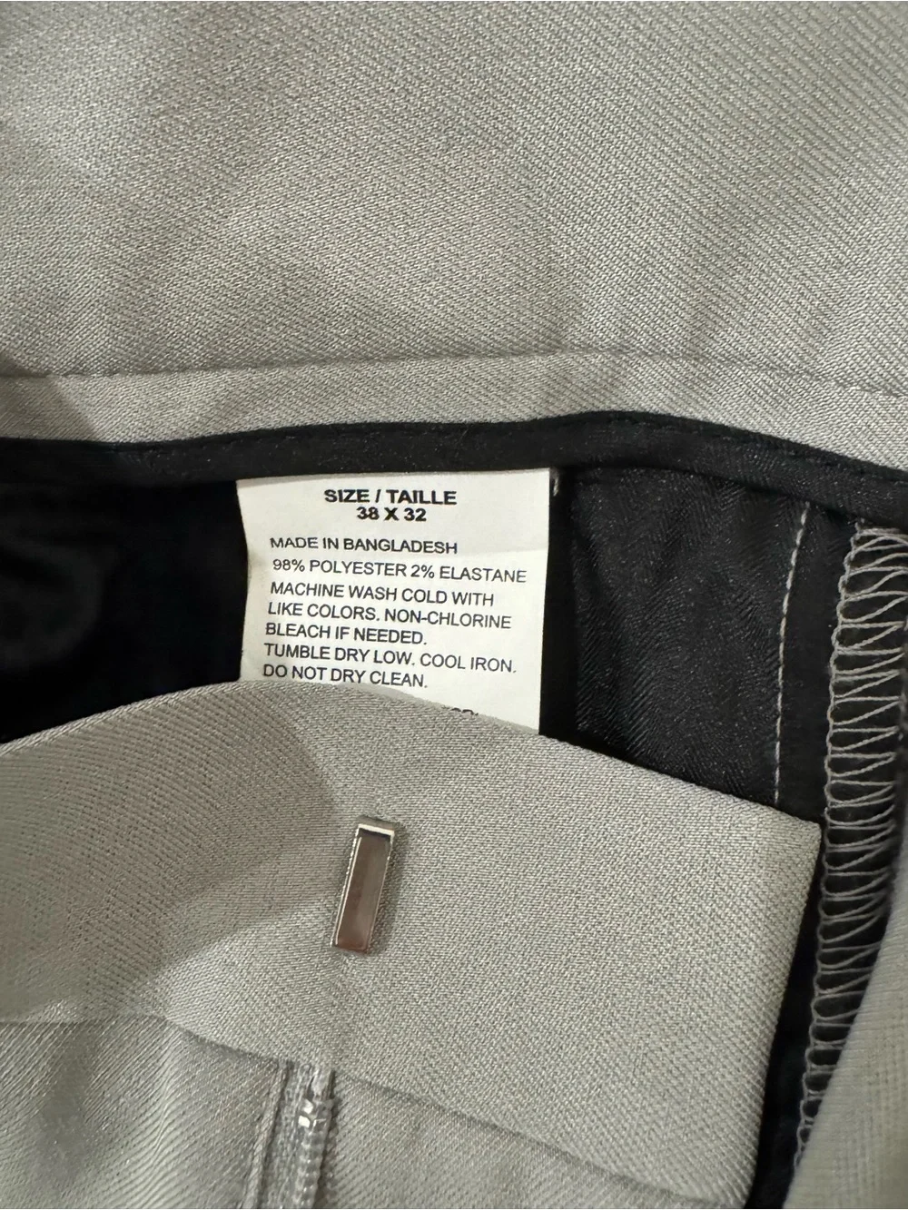 Perry Ellis Portfolio Slim Fit Dress Pants Gray 38x32